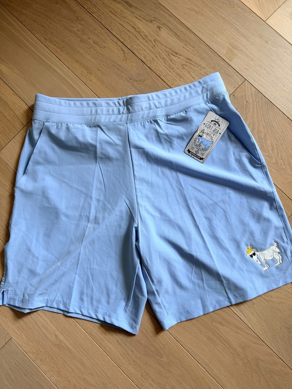 GOAT USA - NWT size Large Light Blue Men’s Performance Shorts